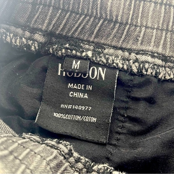 HUDSON Stretch Waist Faded Black Dolphin Style Shorts, Girls Size Medium (7/8) - Picture 3 of 4